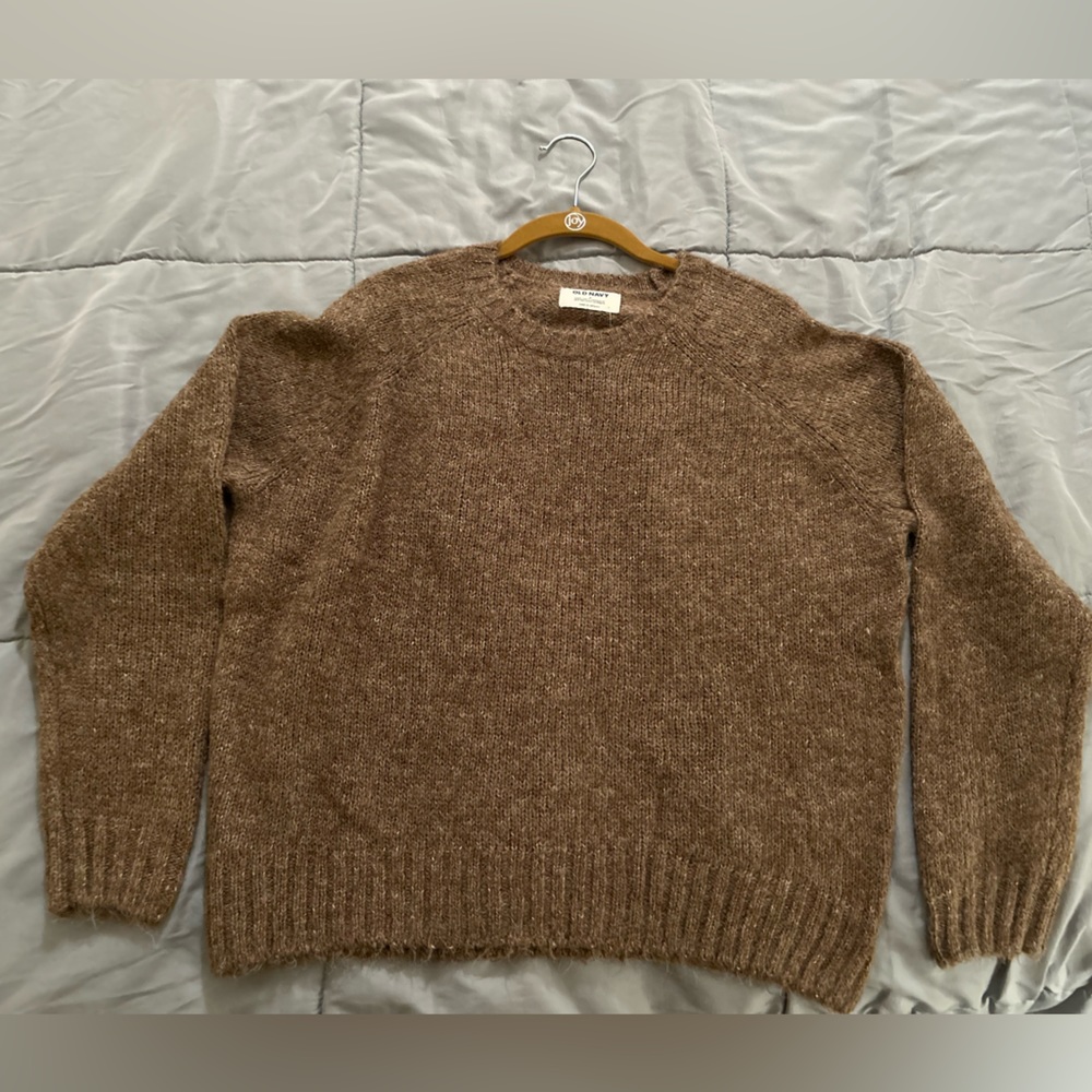 Old Navy Heather Brown crewneck sweater S